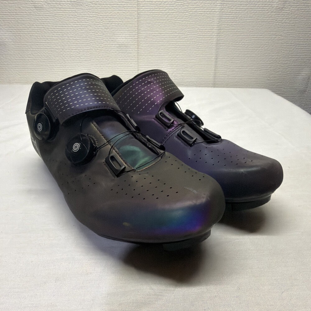 Speed Road Cycling Shoes 43 Multicolor Dual Dial 3-Bolt Clipless Road
